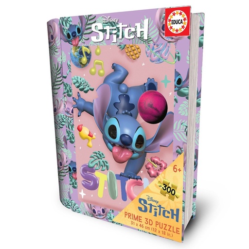 PUZZLE 3D LENTICULAR 300 PIEZAS STITCH