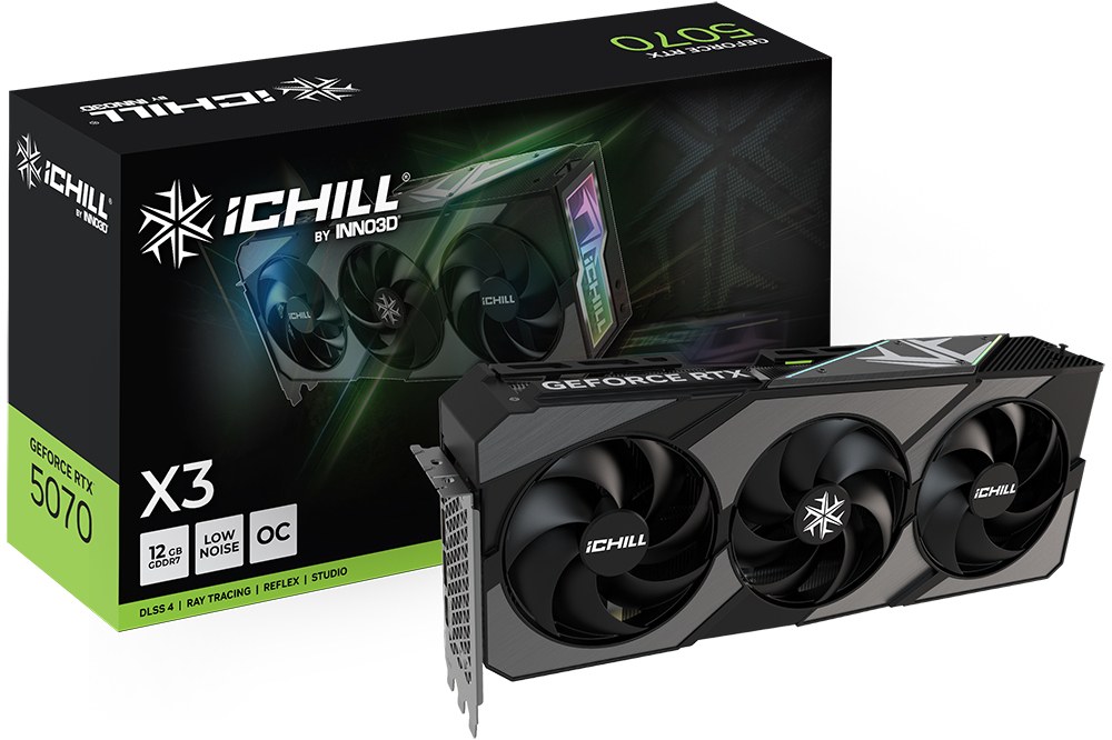 iChill GeForce RTX 5070 X3 NVIDIA 12 GB GDDR7