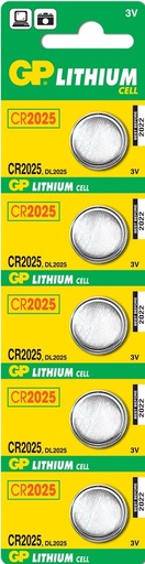 [0602025C5] Lithium Cell CR2025 Batería de un solo uso Litio
