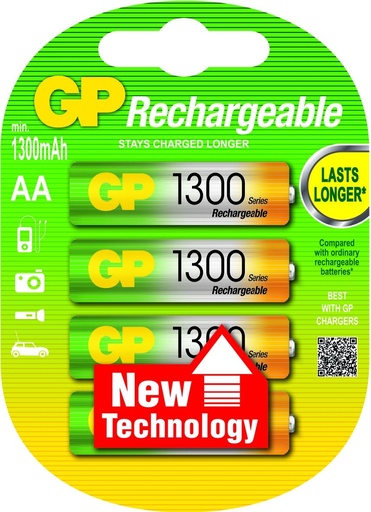 [120130AAHCC4] AA Batería recargable Níquel-metal hidruro (NiMH)