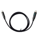 Thunderbolt 4/USB4 Class Pro Cable 240W with LCD (40 Gbps, 150 cm)