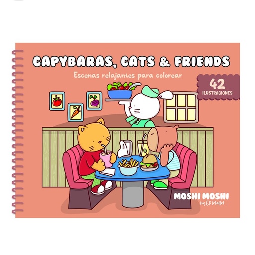 Capybaras, cats &amp;friends ('Moshi Moshi')