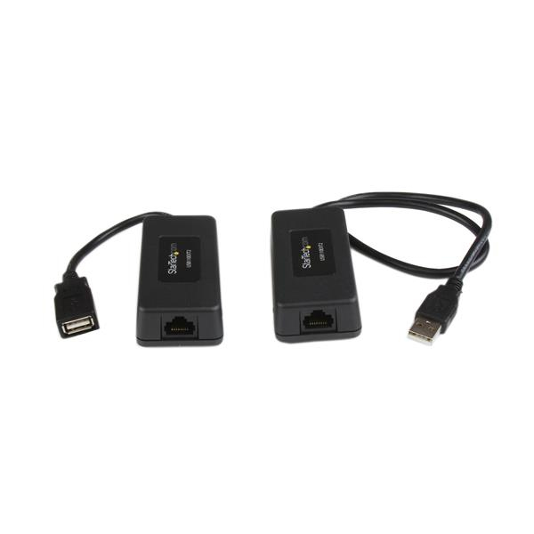 Extensor 1 puerto USB 1.1 por cable Ethernet Cat5 Cat6 UTP RJ45 40m de alcance rango