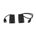 Extensor 1 puerto USB 1.1 por cable Ethernet Cat5 Cat6 UTP RJ45 40m de alcance rango