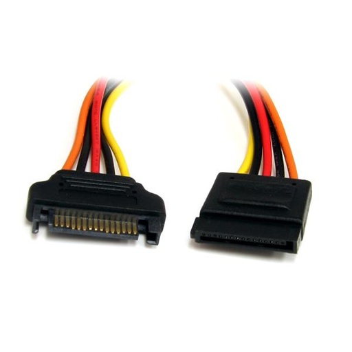[SATAPOWEXT12] Cable de 30cm de Extensión de Alimentación Corriente SATA - 15 pines