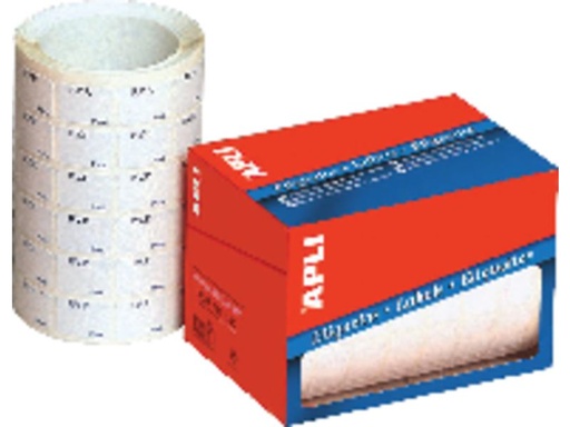 [10084] APL ROLLO ETIQ.AUTOADH.12X18 BL 10084