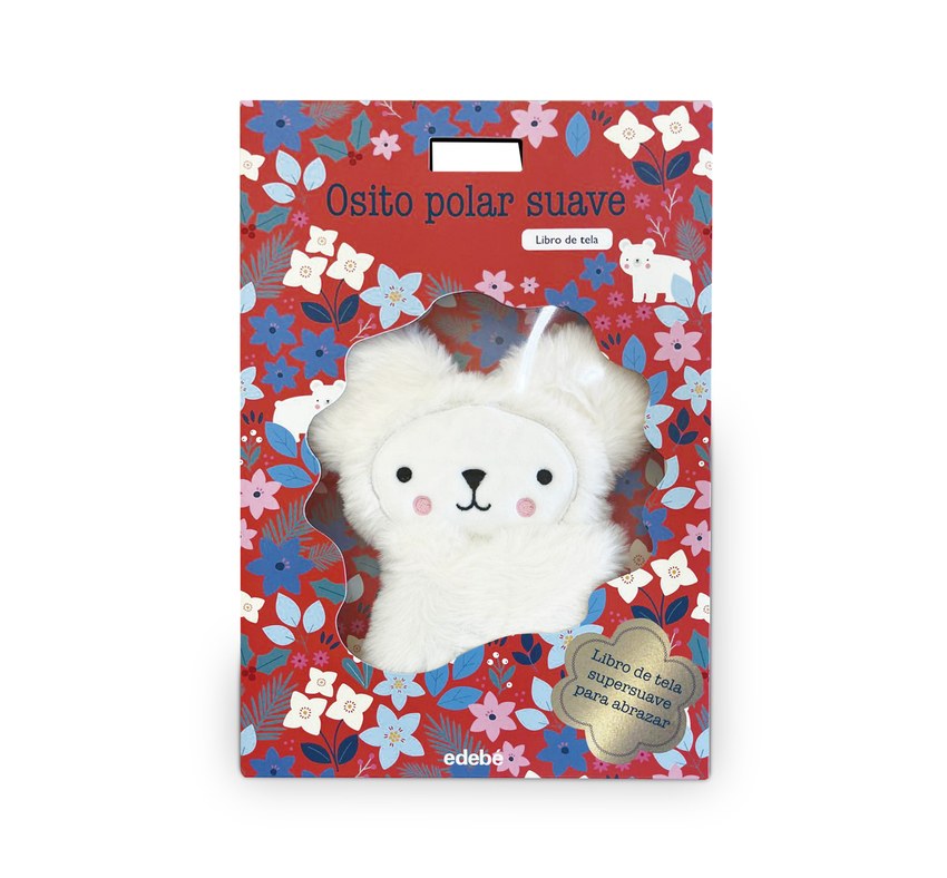 OSO POLAR SUAVE. Libro de tela supersuave para abrazar