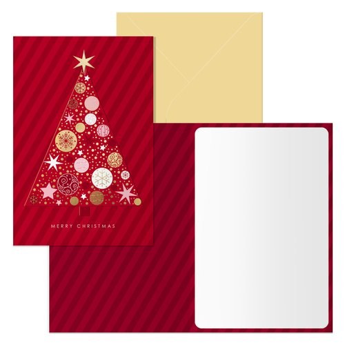[70177] CHRISTMAS DOHE 115x170 ABETO - Pack de 6 unidades