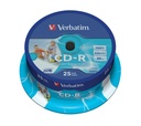 CD-R AZO Wide Inkjet Printable 700 MB 52x 25 pieza(s)