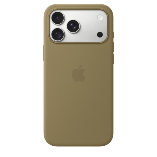 [MK924ZM/A] Funda de silicona con MagSafe para el iPhone 18 Pro Max - Verde oliva