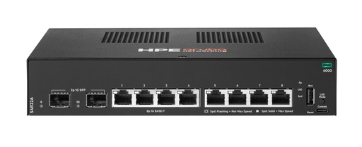 [S4R22A] Aruba Networking CX 6000 8p 10M/100M/1G 2p SFP 1G Switch