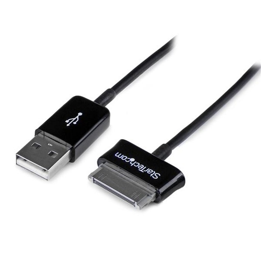 [USB2SDC2M] Cable Adaptador 2m Conector Dock USB para Samsung Galaxy Tab - Negro - USB A Macho