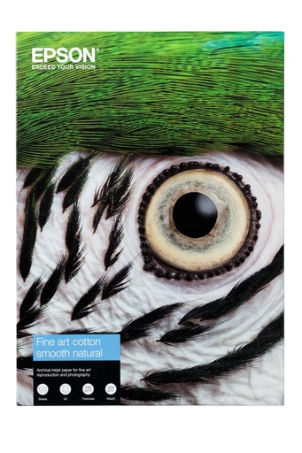 [C13S450267NQ] Fine Art Cotton Smooth Natural II, A4 25 Sheets