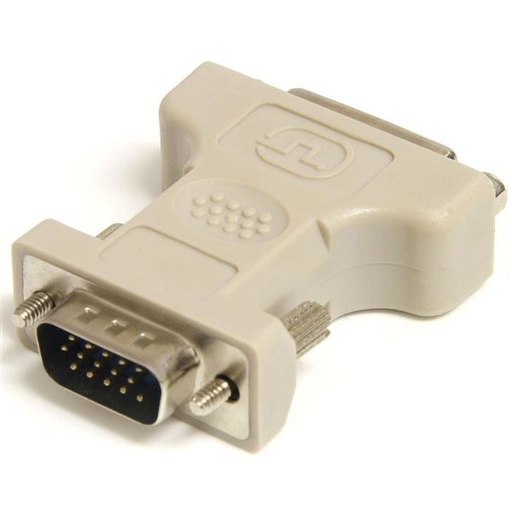 [DVIVGAFM] Adaptador Conversor DVI-I a VGA - DVI-I Hembra - HD15 Macho - Blanco
