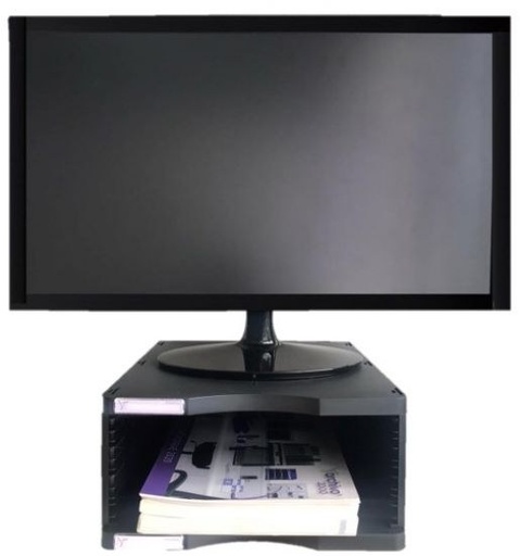 [6611 NE] 6611 NE soporte para monitor Piso Negro