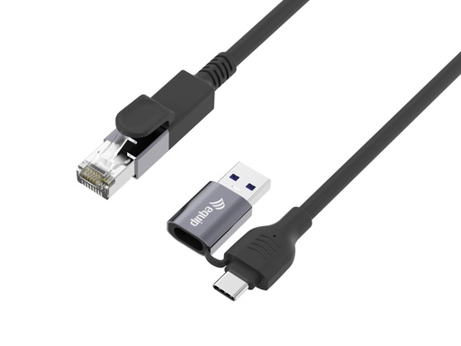 [133104] 133104 cable de red Negro 5 m