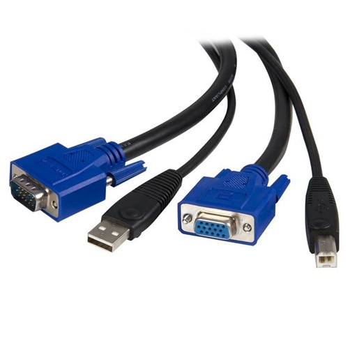 [SVUSB2N1_10] Cable de 3m KVM USB Universal 2 en 1