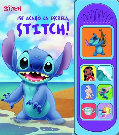 DISNEY STITCH -LIBRO SONORO - LOS 7 SONIDOS LE DAN VIDA AL CUENTO