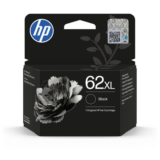 [D14SKAE] Cartucho de tinta original 62XL de alta capacidad negro