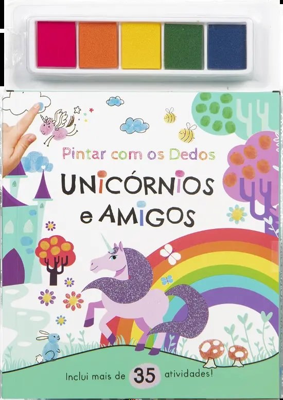 Pintar com os Dedos - Unicórnios e Amigos