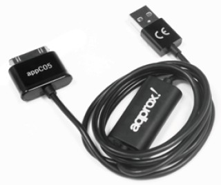 [APPC05] appC05 cable de teléfono móvil Negro 1 m USB A Samsung 30-pin