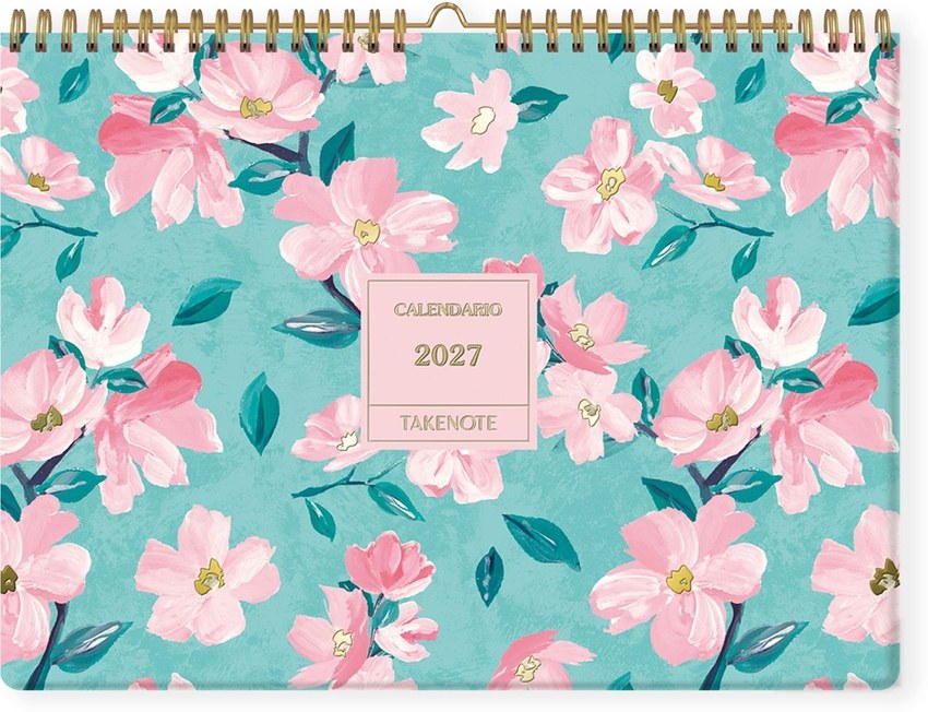 Calendario de pared wireo 2027 takenote daniela