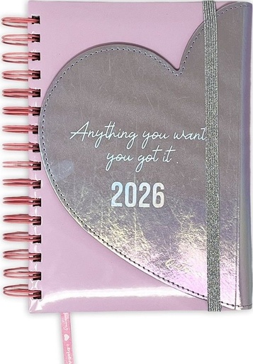 AGENDA ESPIRAL ANUAL 2027 QUITAPESARES DIA PAGINA 21X15CM