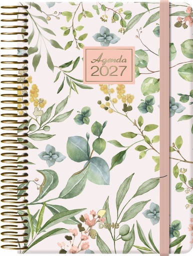 AGENDA ANUAL 2027 GLOSS DIA PAGINA 12,5X18CM SAMARA