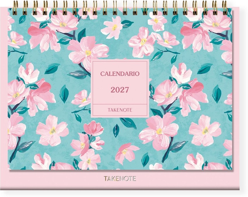 Calendario sobremesa 2027 takenote daniela