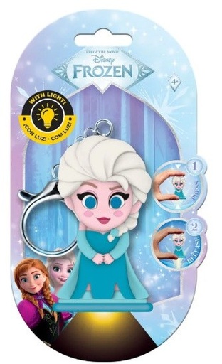 FLASHIES FIGURA 3D LLAVERO CON LUZ FROZEN ELSA