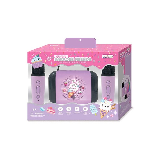 ALTAVOZ + 2 MINI MICROFONOS SWEETS