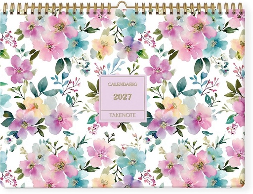 Calendario de pared wireo 2027 takenote noa