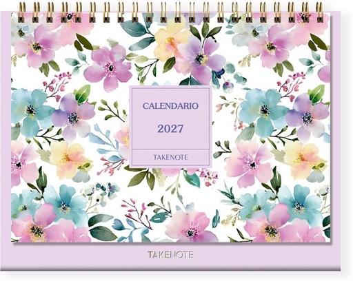 Calendario sobremesa 2027 takenote noa