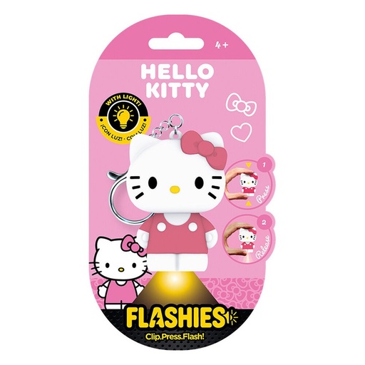 FLASHIES FIGURA 3D LLAVERO CON LUZ HELLO KITTY