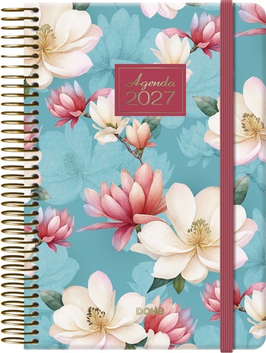 AGENDA ANUAL 2027 GLOSS DIA PAGINA 12,5X18CM CAMELIA
