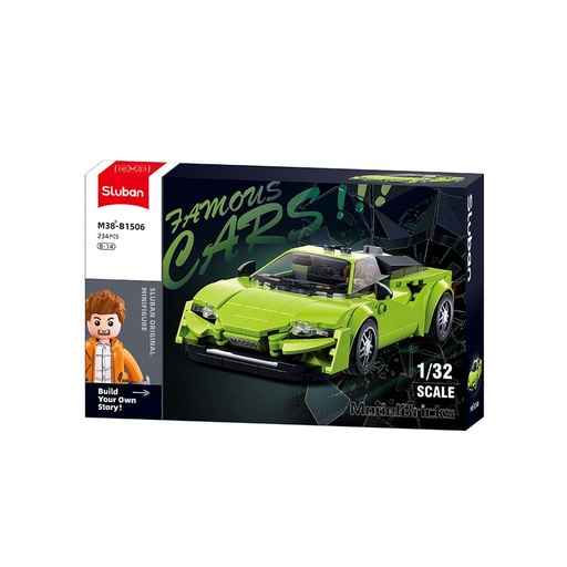 COCHE FAMOSO MODEL BRICKS 1/32 232 PIEZAS