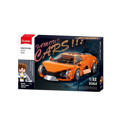 COCHE FAMOSO MODEL BRICKS 1/32 265 PIEZAS