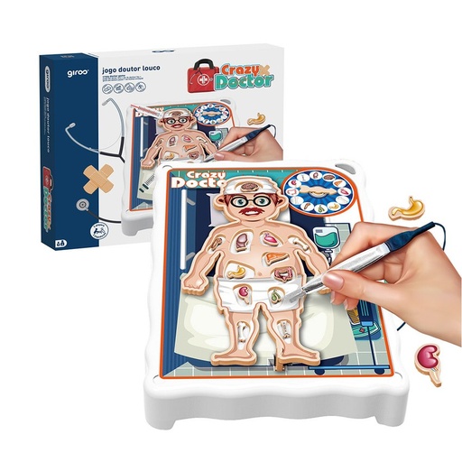 JUEGO DOCTOR LOCO CON PINZAS GIROS PLAY