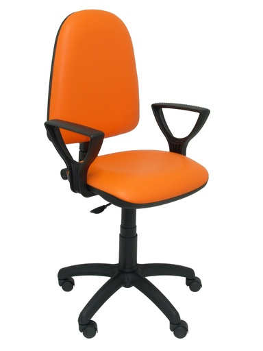 [04CPSPV83BGOLF] Silla Ayna similpiel naranja con brazos