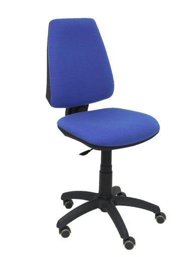 [14CPBALI229RP] Silla Elche CP bali azul ruedas de parquet