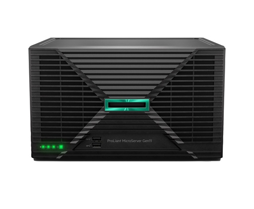 [P98163-425] ProLiant MicroServer Gen11 6325P 3.5GHz 4c 1P 2x16GB-U 4LFF-NHP 1x180W PS EU Server