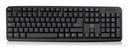 EW3109 teclado Universal USB QWERTY Español Negro