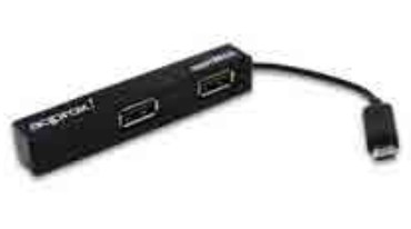 [APPHM4B] APPHM4B hub de interfaz 480 Mbit/s Negro