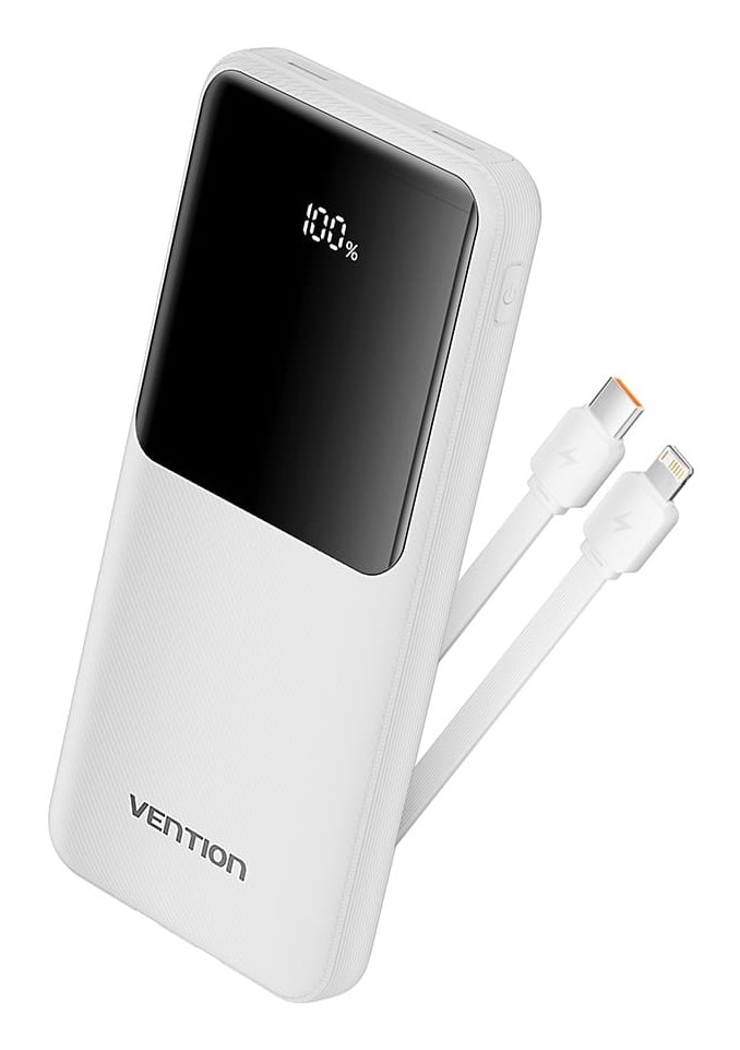 FHOW0 batería externa 10000 mAh Blanco