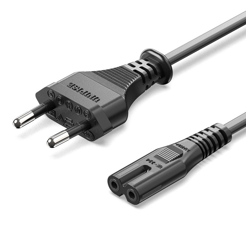 Cable Alimentación Forma 8 ZCLBAC/ CEE7/16 Macho - C7 Hembra/ 1.8m