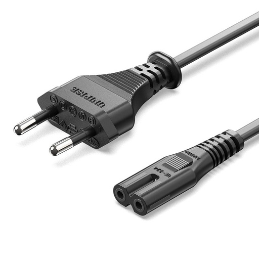 [ZCLBAC] Cable Alimentación Forma 8 ZCLBAC/ CEE7/16 Macho - C7 Hembra/ 1.8m