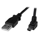 Cable Adaptador 1m USB A Macho a Mini USB B Macho Acodado en Ángulo hacia Arriba