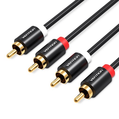 [VAB-R06-B300] VAB-R06-B300 cable de audio 3 m RCA Negro