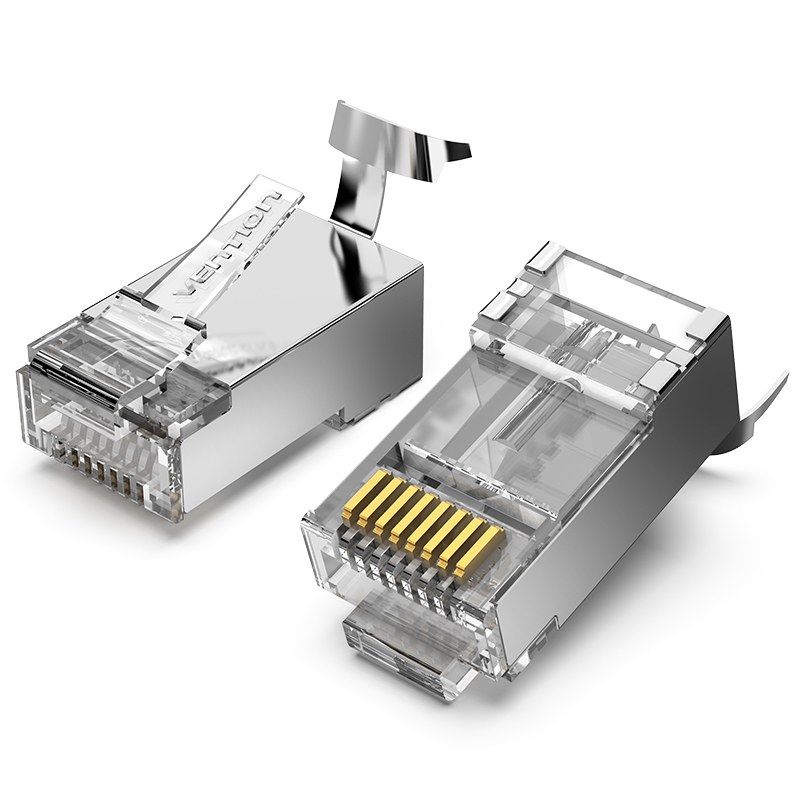 IDER0-10 conector RJ-45 Plata, Transparente
