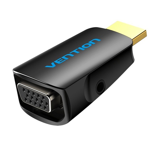 [AIDB0] Adaptador Conversor AIDB0/ HDMI Macho a VGA Hembra/ Audio Jack 3.5mm